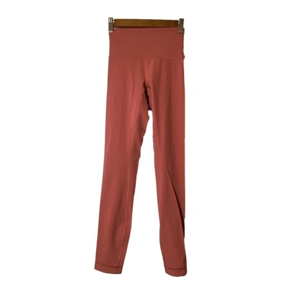 Lululemon Wunder Under High-Rise Tight 25'' Full-On Luxtreme Soft Cranberry Sz 2